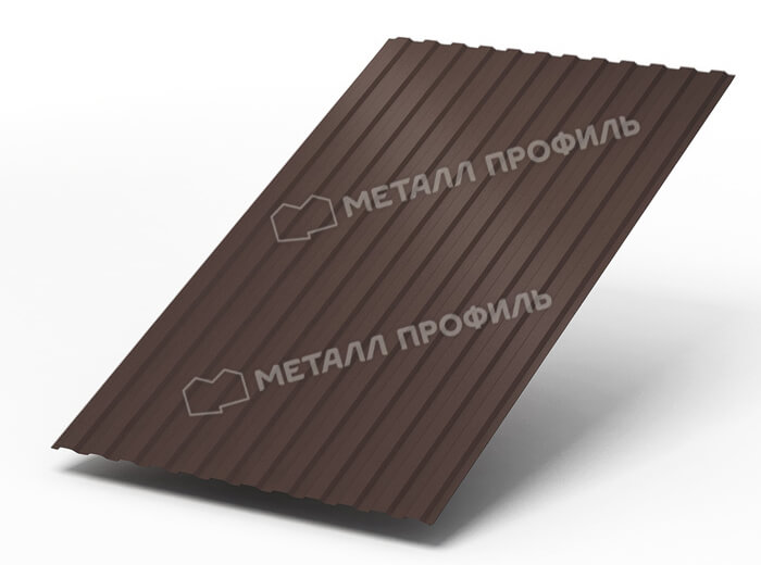 Профнастил МП10 х 1100 - A (ПЭ-01-8017Color-0.4±0.08мм) в Балашихе