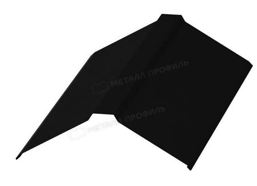 Планка конька плоского 120х120х2000 (PURMAN-20-9005-0.5)