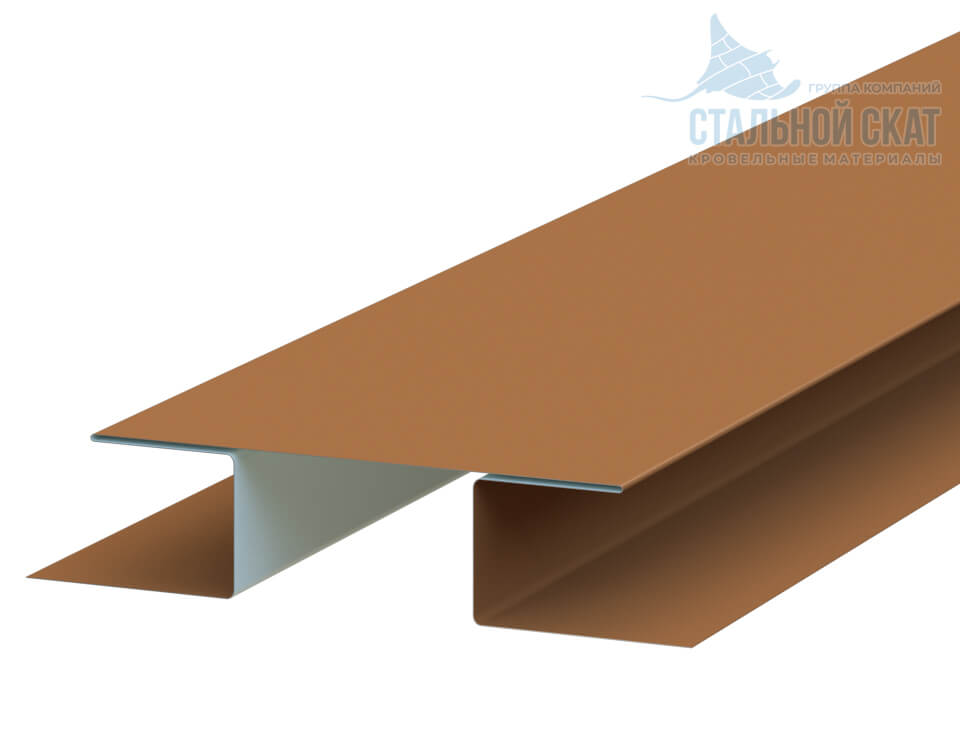 Планка стыковочная сложная 75х3000 (PURMAN-20-Argillite-0.5)