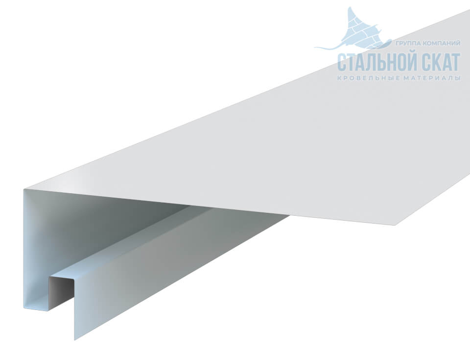 Планка откоса сложная 3D 245х75х3000 NormanMP (ПЭ-01-9003-0.5)