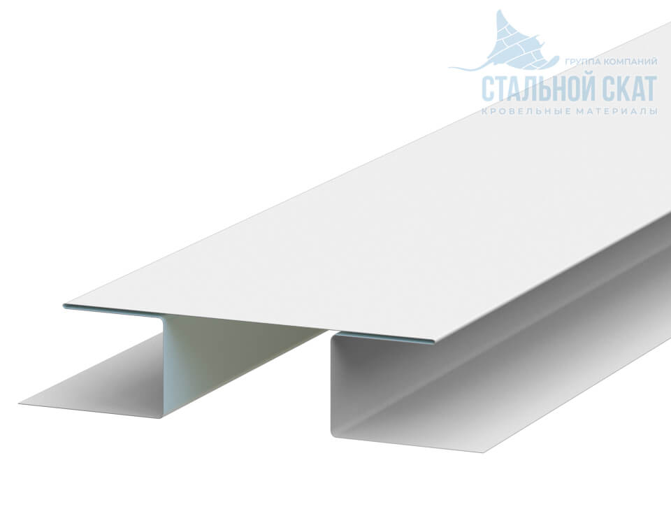 Планка стыковочная сложная 75х3000 (PURMAN-20-9010-0.5)
