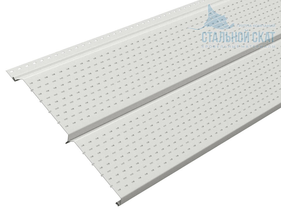 Софит перфор. Lбрус-XL-14х335 NormanMP (ПЭ-01-9002-0.5)
