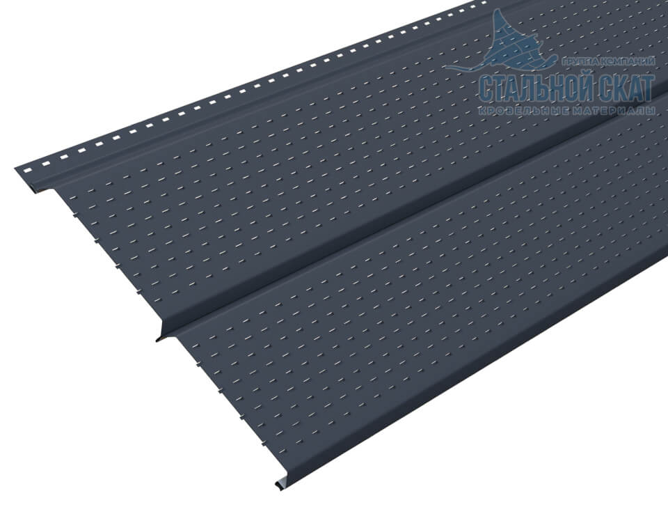 Софит перфор. Lбрус-XL-14х335 NormanMP (ПЭ-01-7016-0.5)