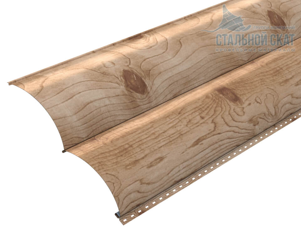 Сайдинг Woodstock-28х330 (ECOSTEEL_T-12-Орех-0.45)