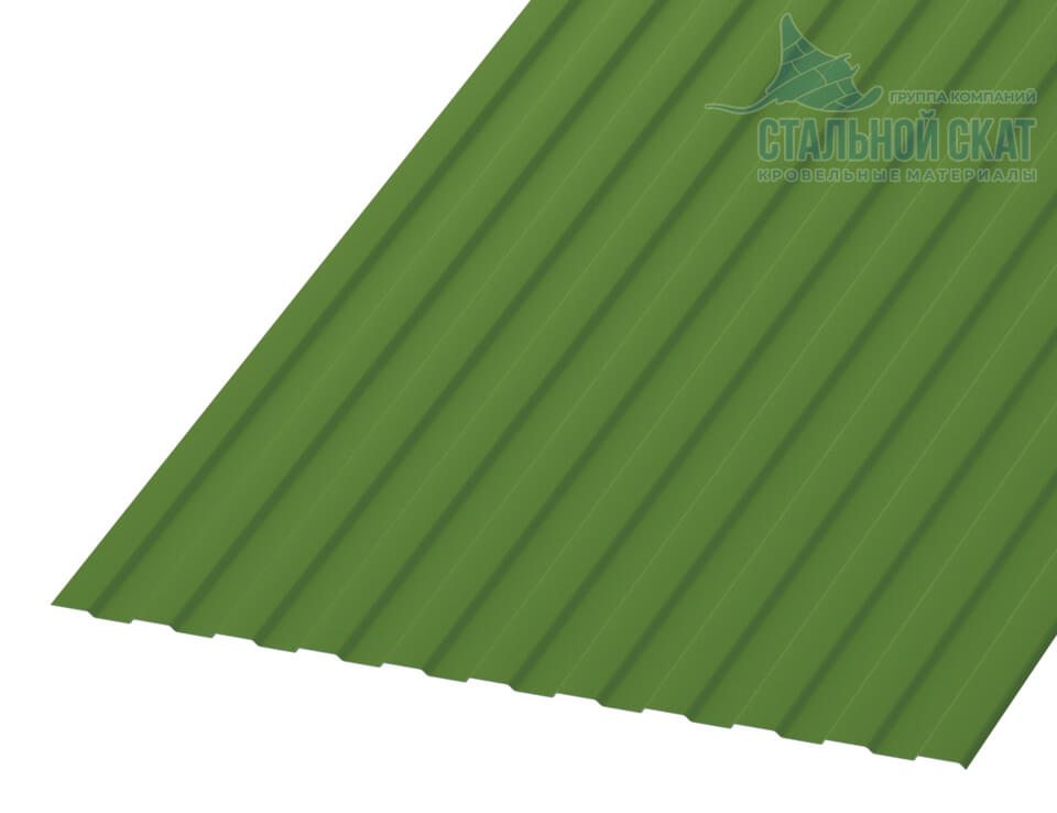 Профнастил С8 х 1150 - A NormanMP (ПЭ-01-6018-0.5)