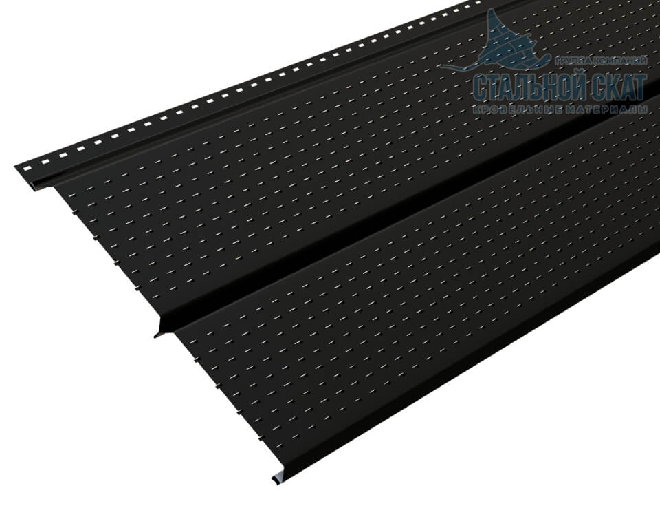 Софит перфор. Lбрус-XL-14х335 (PURMAN-20-9005-0.5)