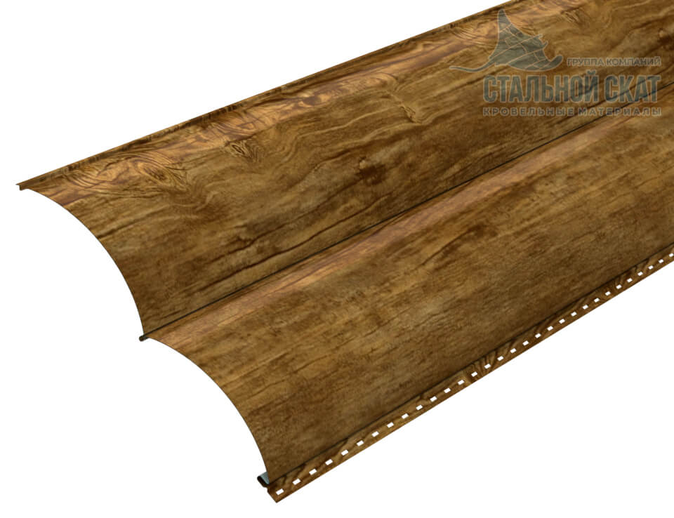 Сайдинг Woodstock-28х330 (ECOSTEEL_T-01-ЗолотойДуб-0.5)