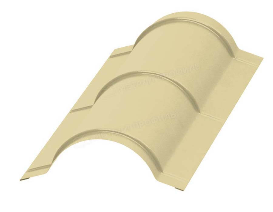 Планка конька круглого R110х2000 NormanMP (ПЭ-01-1014-0.5)